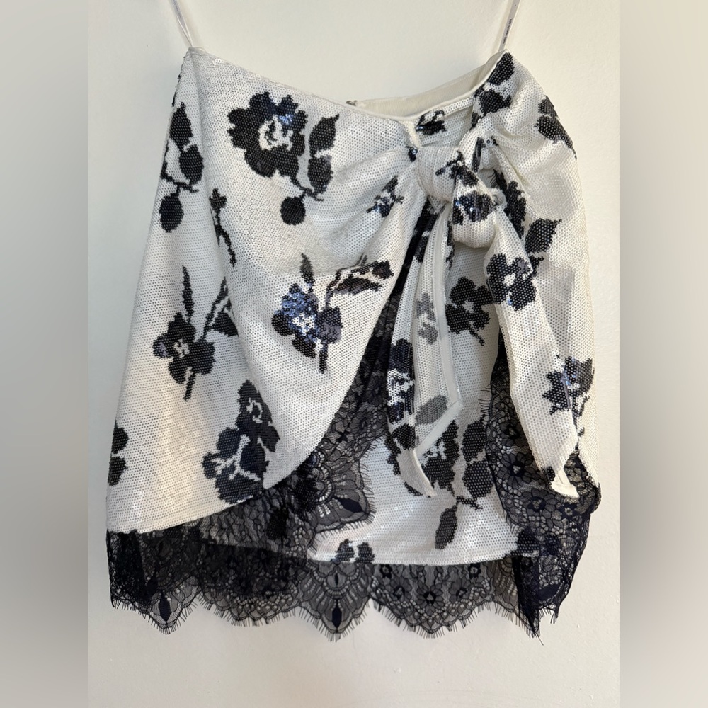 Self-Portrait Floral Skirt, size US 2, pre-owned - Picture 5 of 11